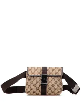 Gucci Pre-Owned: Коричневая поясная сумка 