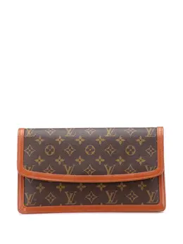 Louis Vuitton Pre-Owned: Коричневый клатч 