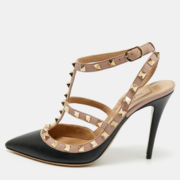 Valentino: Чёрные туфли  Rockstud
