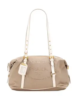 Prada Pre-Owned: Коричневая сумка 