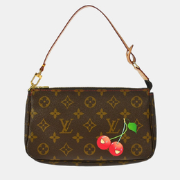 Louis Vuitton: Коричневая сумка  Pochette Accessoires
