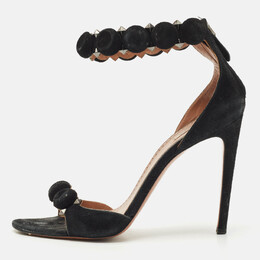 Alaia: Чёрные сандалии 