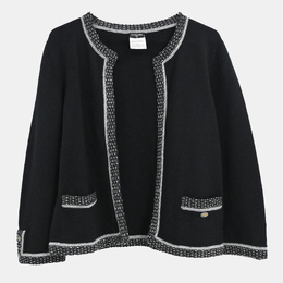 Chanel: Чёрный кардиган 