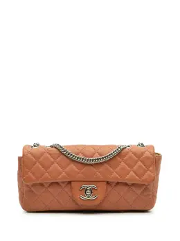 CHANEL Pre-Owned: Оранжевая сумка 