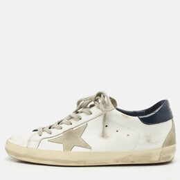 Golden Goose: Белые кроссовки  Superstar sneakers
