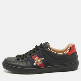 Gucci: Чёрные кроссовки  Ace