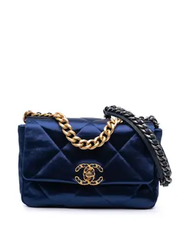 CHANEL Pre-Owned: Голубая сумка 