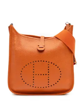 Hermès Pre-Owned: Оранжевая сумка через плечо 
