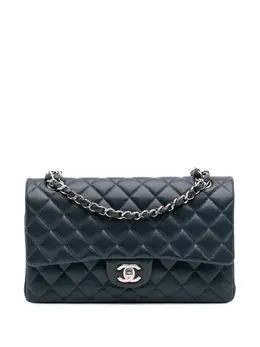 CHANEL Pre-Owned: Голубая сумка 
