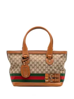 Gucci Pre-Owned: Коричневая сумка-шоппер 