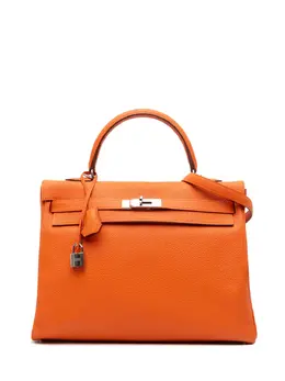 Hermès Pre-Owned: Серебристая сумка 