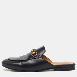 Gucci: Чёрные сабо  Princetown