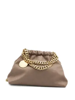 Stella McCartney: Бежевая сумка через плечо  Falabella
