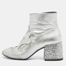 Maison Martin Margiela: Серебристые ботинки 