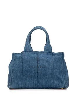 Prada Pre-Owned: Голубая сумка 