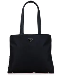 Prada Pre-Owned: Чёрная сумка-шоппер 