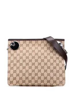 Gucci Pre-Owned: Коричневая сумка через плечо 
