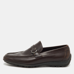 Salvatore Ferragamo: Тёмные мокасины  Gancio