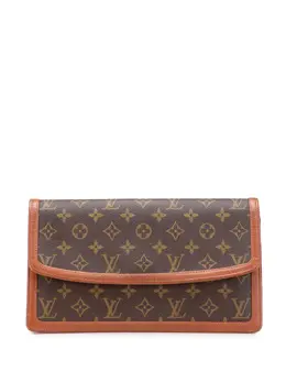 Louis Vuitton Pre-Owned: Коричневый клатч 