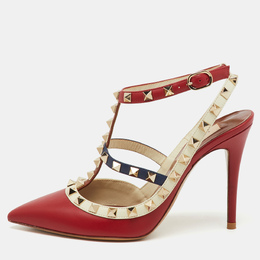 Valentino: Многоцветные сандалии  Rockstud