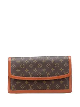 Louis Vuitton Pre-Owned: Коричневый клатч 