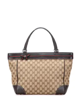 Gucci Pre-Owned: Коричневая сумка-шоппер 