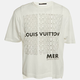 Louis Vuitton: Белая футболка 