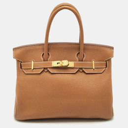 Hermes: Коричневая сумка  Birkin 30