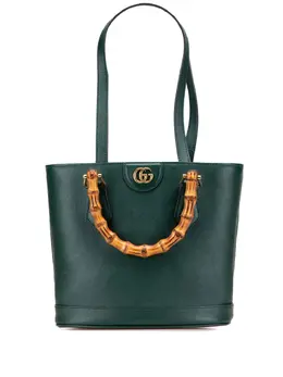 Gucci Pre-Owned: Зелёная сумка 