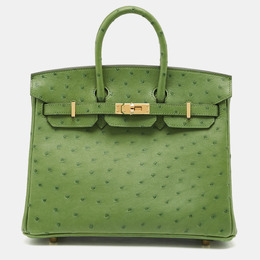 Hermes: Зелёная сумка  Birkin 25