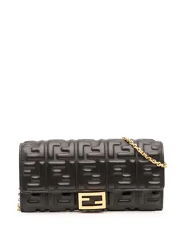 Fendi Pre-Owned: Чёрный кошелёк 
