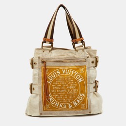 Louis Vuitton: Жёлтая сумка-шоппер 