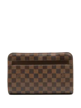 Louis Vuitton Pre-Owned: Коричневый клатч 