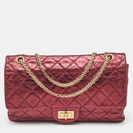 Chanel: Бордовая сумка 