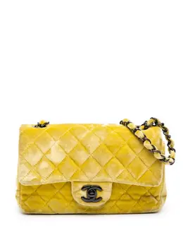 CHANEL Pre-Owned: Жёлтая сумка через плечо 