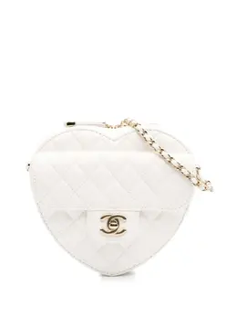 CHANEL Pre-Owned: Белая сумка через плечо 