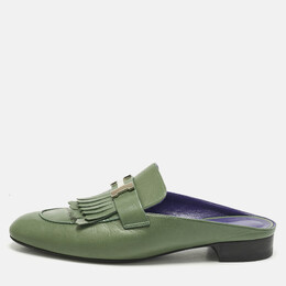 Hermes: Зелёные сабо 