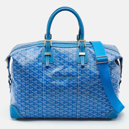 Goyard: Голубая спортивная сумка 