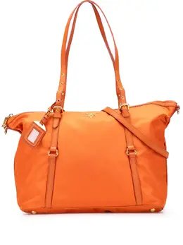 Prada Pre-Owned: Оранжевая сумка 