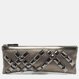 Burberry: Тёмный клатч 