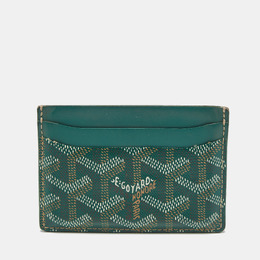 Goyard: Зелёный картхолдер 