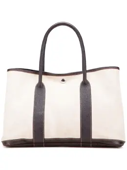 Hermès Pre-Owned: Коричневая сумка-шоппер 