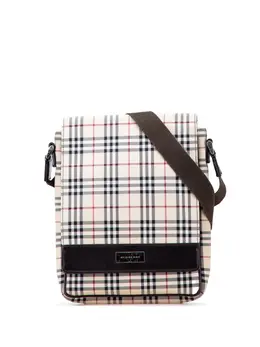 Burberry Pre-Owned: Коричневая сумка через плечо 