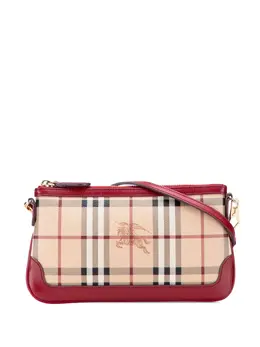 Burberry Pre-Owned: Коричневая сумка через плечо 