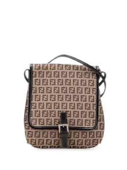 Fendi Pre-Owned: Коричневая сумка через плечо 