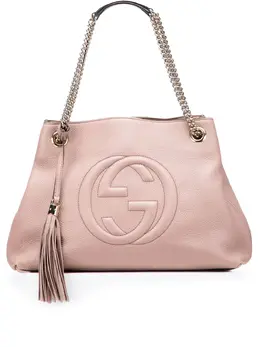 Gucci Pre-Owned: Розовая сумка-шоппер 