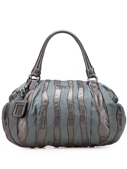 Prada Pre-Owned: Серая сумка-шоппер 