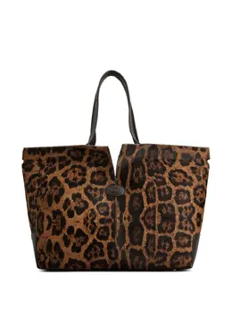 Tod's: Коричневая сумка-шоппер 
