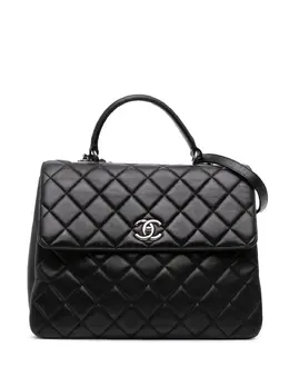 CHANEL Pre-Owned: Чёрная сумка на руку 
