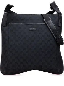 Gucci Pre-Owned: Чёрная сумка через плечо 